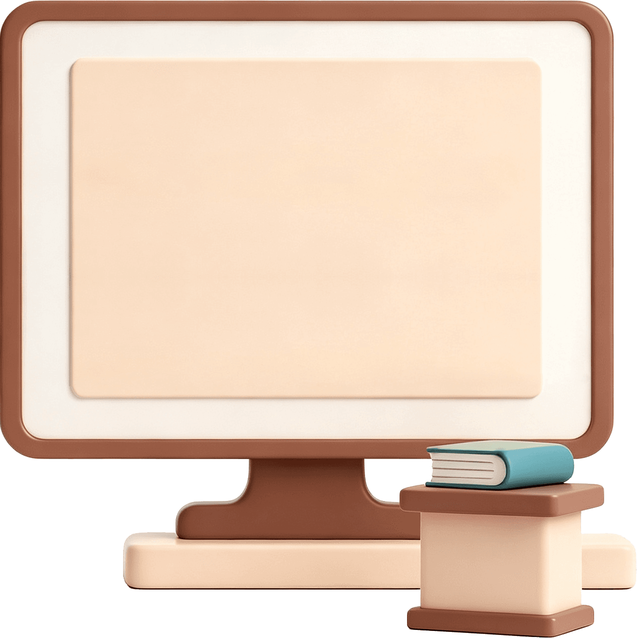 Online course displayed on a learning station